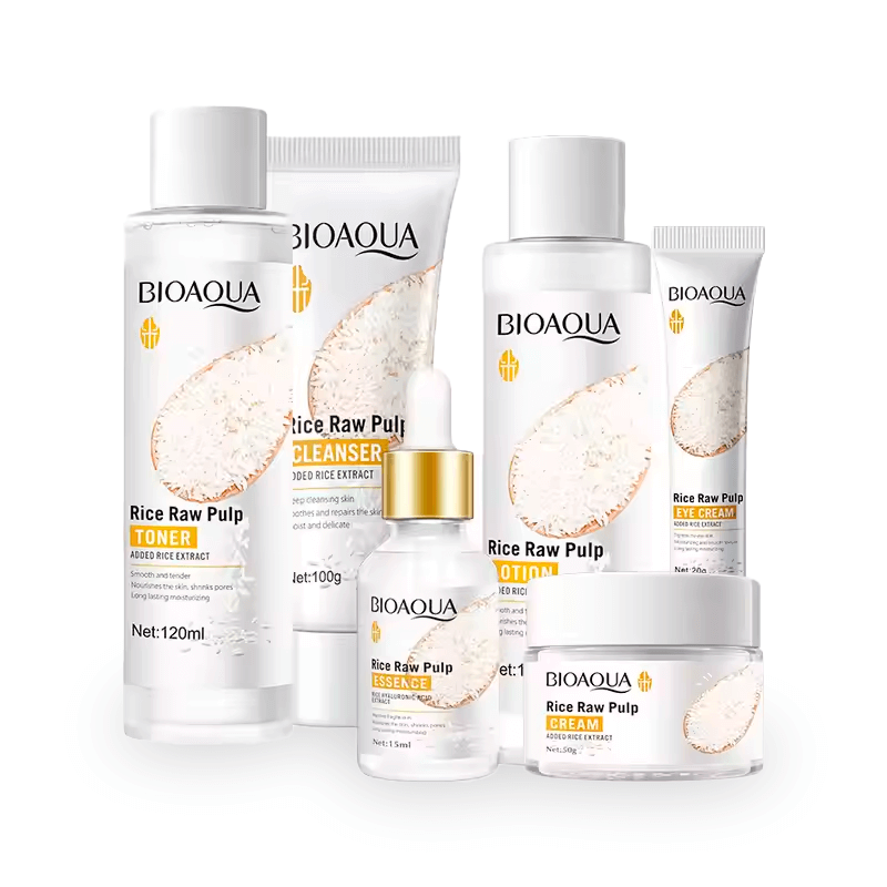 KIT X 6 ACLARADOR DE PIEL ORIENTAL DE ARROZ CAJA DE LUJO