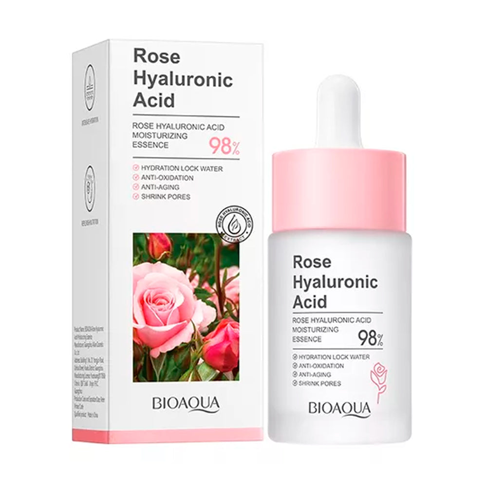 SERUM DE ROSAS Y ACIDO HIALURONICO BIOAQUA